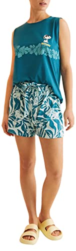 Women'secret Damen Shorts 100% Baumwolle Snoopy Lässige Hose, bunt, M von women'secret