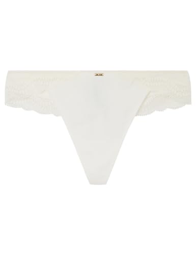 Women'secret Damen Cotton Thong Strap Funktionsunterwäsche, Off White, M von women'secret