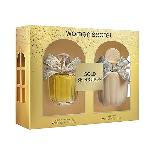 Women'secret Gold Seduction Geschenkset Damen 2 Artikel Eau de Parfum à 100ml und Bodylotion à 200ml von women'secret