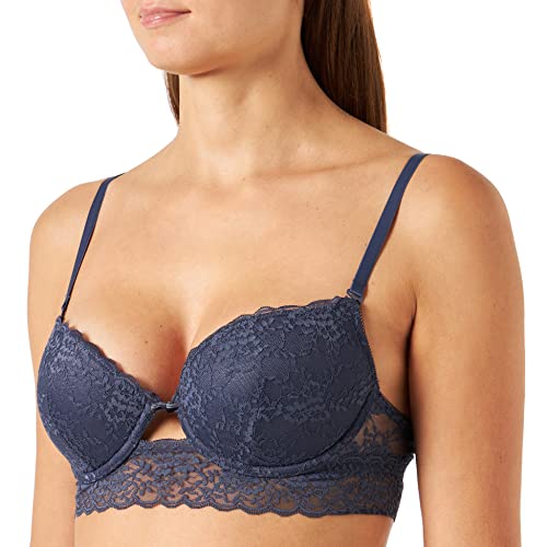 Women'secret Damen Klassischer BH, dunkelblau, 75B von women'secret