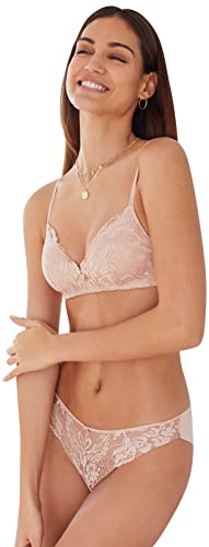 Women'secret Damen Lovely Triangel Spitze Rosa BH, 80B von women'secret