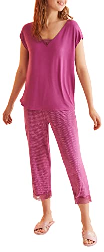 Women'secret Damen Pyjama Pyjamaset, Lila, 38 von women'secret