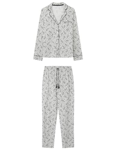 women'secret Damen Schlafanzug Pyjamaset, Weißer Hintergrund, 36 von women'secret