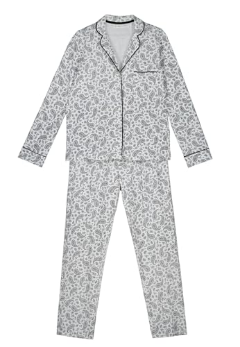 women'secret Damen Schlafanzug Pyjamaset, Weißer Hintergrund, 46 von women'secret