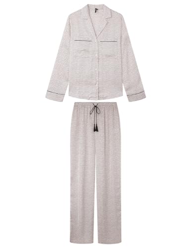 women'secret Damen Schlafanzug Pyjamaset, Weißer Hintergrund, 46 von women'secret