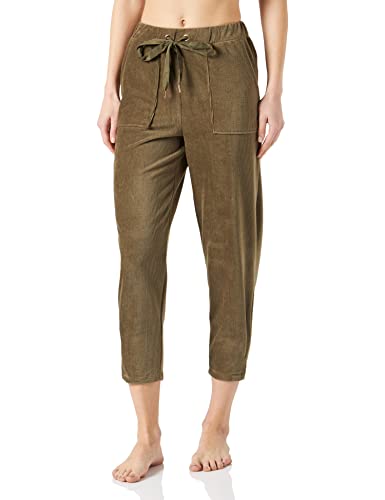 Women'secret Damen WC Lounge Khaki Long Pant Zweiteiliger Schlafanzug, Helles Kaki, XL von women'secret