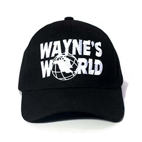 wondeful Wayne's World Hat Cap Waynes World Dad Hat Wayne Baseball Cap schwarz von wondeful