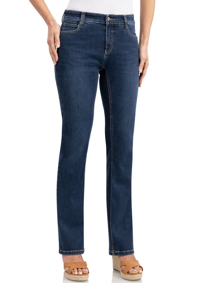 wonderjeans Bootcut-Jeans Figurbetonte Form mit leicht ausgestelltem Bein von wonderjeans