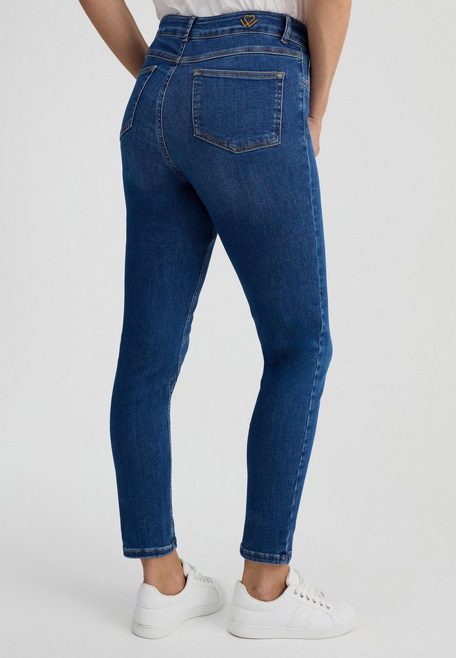 wonderjeans High-waist-Jeans Skinny in körperbetonter Passform von wonderjeans