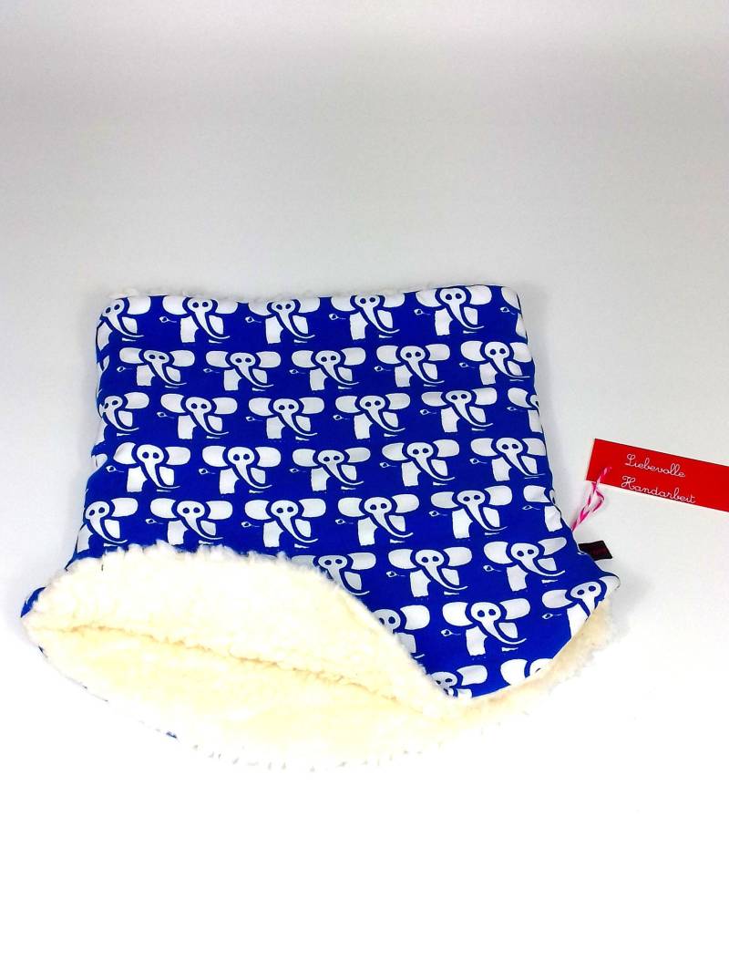 Kuschelschal "Linus" Baby Und Kinder Loop Mit Elefanten Kuschelschal "Linus" Baby Und Kinder Loop Mit Elefanten von wonnekind