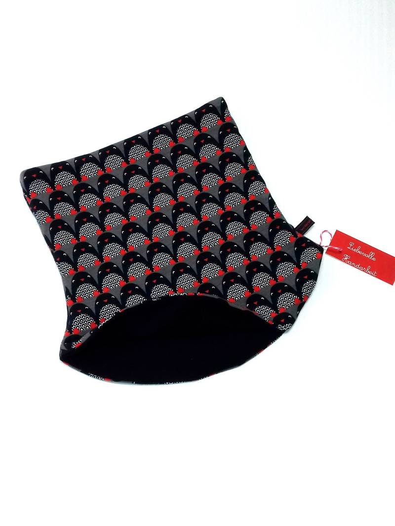 Kuschelschal "Linus" Baby Und Kinder Loop Mit Pinguinen Grau-Dunkelblau Kuschelschal "Linus" Baby Und Kinder Loop Mit Pinguinen Grau-Dunkelblau von wonnekind