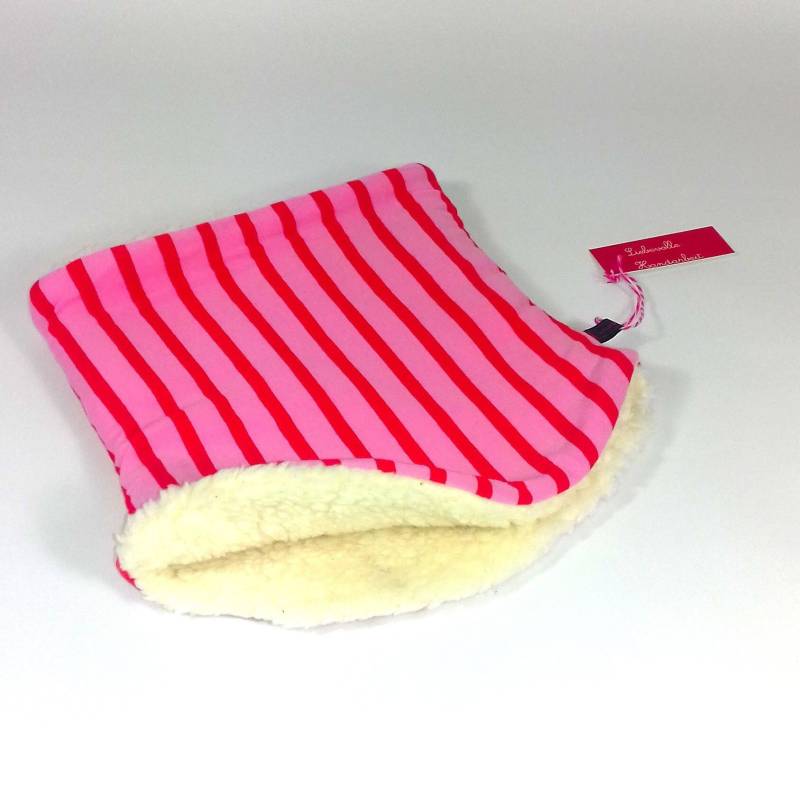 Kuschelschal "Linus" Baby Und Kinder Loop Rosa Rot Gestreift Kuschelschal "Linus" Baby Und Kinder Loop Rosa Rot Gestreift von wonnekind