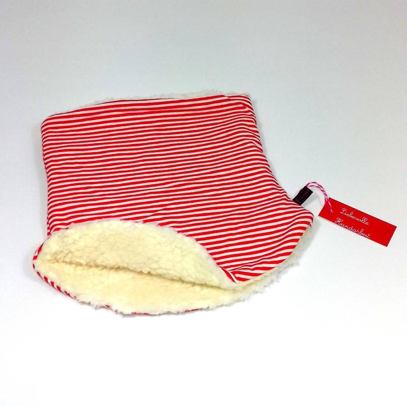 Kuschelschal "Linus" Baby Und Kinder Loop Rot-Weiß Gestreift Kuschelschal "Linus" Baby Und Kinder Loop Rot-Weiß Gestreift von wonnekind