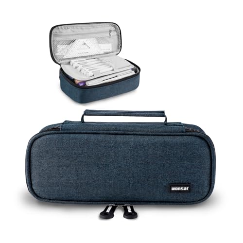 wonsar Federmäppchen Mäppchen Federtasche große Kapazität Etui 4 Fach Federmäppchen Mädchen Jungen Teenager Schlamppermäppchen für Schule & Büro wonsar Federmäppchen Mäppchen Federtasche große Kapazität Etui 4 Fach Federmäppchen Mädchen Jungen Teenager Schlamppermäppchen für Schule & Büro von wonsar