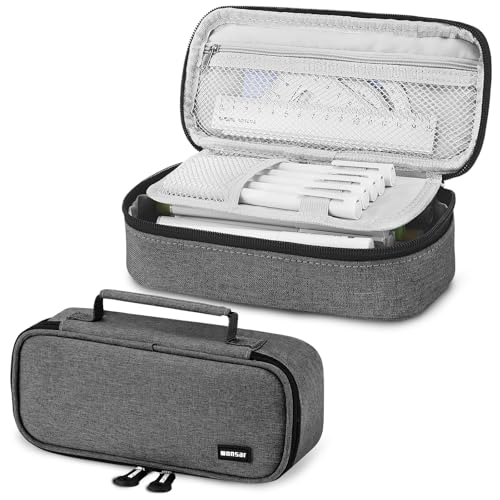 wonsar Federmäppchen Mäppchen Federtasche große Kapazität Etui 4 Fach Federmäppchen Mädchen Jungen Teenager Schlamppermäppchen für Schule & Büro wonsar Federmäppchen Mäppchen Federtasche große Kapazität Etui 4 Fach Federmäppchen Mädchen Jungen Teenager Schlamppermäppchen für Schule & Büro von wonsar