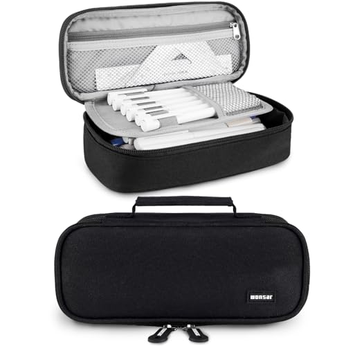 wonsar Federmäppchen Mäppchen Federtasche große Kapazität Etui 4 Fach Federmäppchen Mädchen Jungen Teenager Schlamppermäppchen für Schule & Büro wonsar Federmäppchen Mäppchen Federtasche große Kapazität Etui 4 Fach Federmäppchen Mädchen Jungen Teenager Schlamppermäppchen für Schule & Büro von wonsar