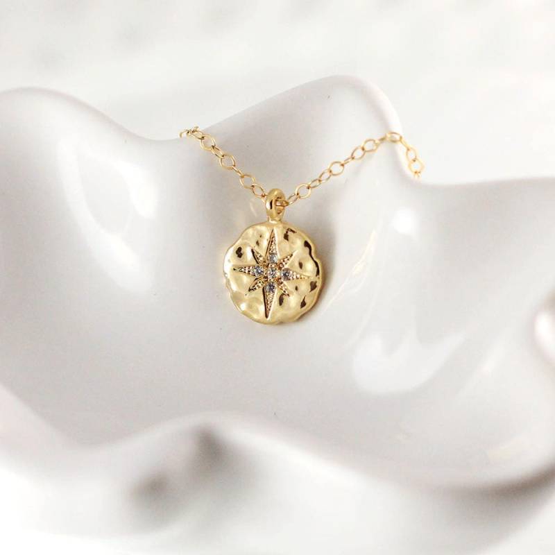 Gold Oder Silber Kompass Halskette - Gehen Sie Zuversichtlich in Richtung Ihrer Träume Stern Inspirierende Geschenk Für Grad von woobiebeans