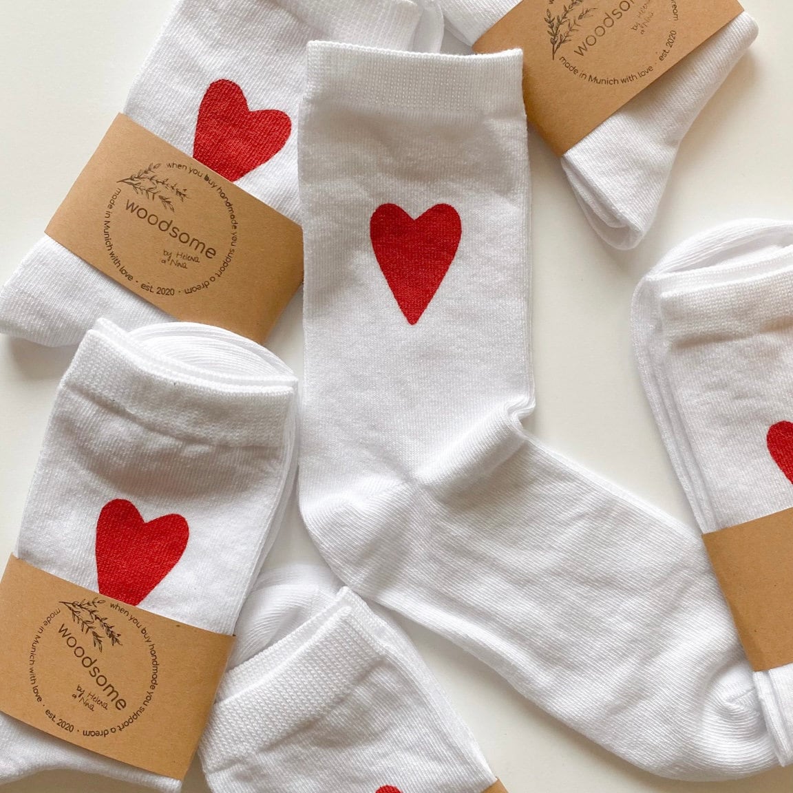 Socken Mit Siebdruck Socken Mit Siebdruck von woodsomeshop