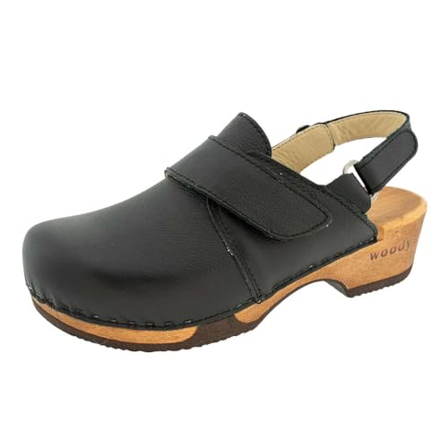 woody Damen Cornelia Clog, Schwarz, 39 EU von woody