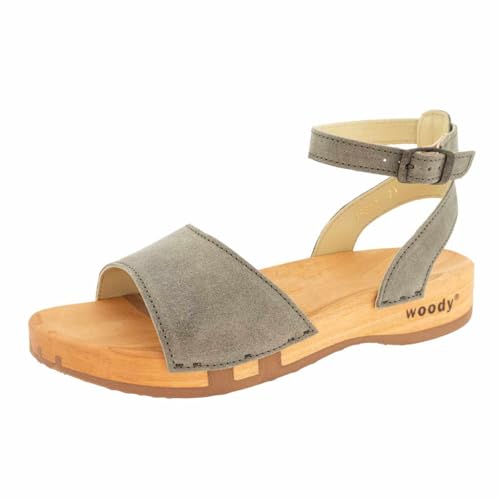 woody Damen Jana Clog Sandale, Sand, 42 EU woody Damen Jana Clog Sandale, Sand, 42 EU von woody