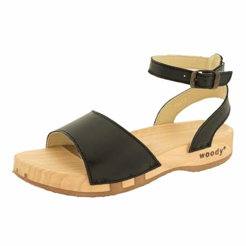 woody Damen Jana Clog Sandale, Schwarz, 36 EU woody Damen Jana Clog Sandale, Schwarz, 36 EU von woody