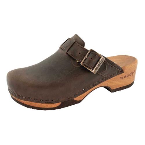 woody Damen Manu Clog, Caffe, 37 EU woody Damen Manu Clog, Caffe, 37 EU von woody