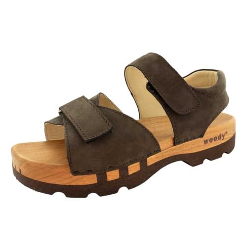 woody Herren Felix Clog Sandale, Cioccolato, 48 EU von woody