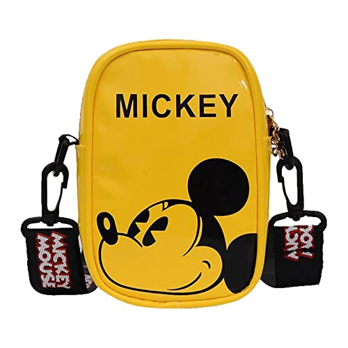 wopin Mickey Mouse Tasche Kinder, Süße Mickey Mouse Geldbörse Mädchen Mickey Mouse Umhängetasche Mädchen Mickey Mouse handtasche mädchen Mickey Mouse Portemonnaie Kinder,Mickey Mouse Geschenke von wopin