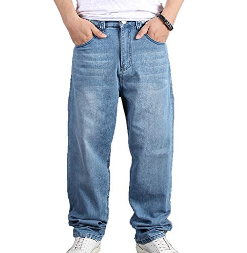 Männer Hip Hop Baggy Jeans Denim Street Dance Skate Hosen von worclub