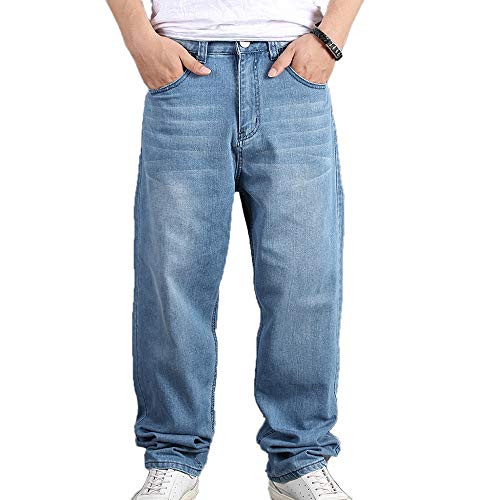 Männer Hip Hop Baggy Jeans Denim Street Dance Skate Hosen von worclub