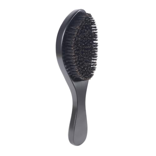 worien 1 Stück Schwarzer Langer Gebogener Bartkamm, Borstenbürste Aus Buchenholz, Stylingkamm für Herren Zur Haarpflege worien 1 Stück Schwarzer Langer Gebogener Bartkamm, Borstenbürste Aus Buchenholz, Stylingkamm für Herren Zur Haarpflege von worien