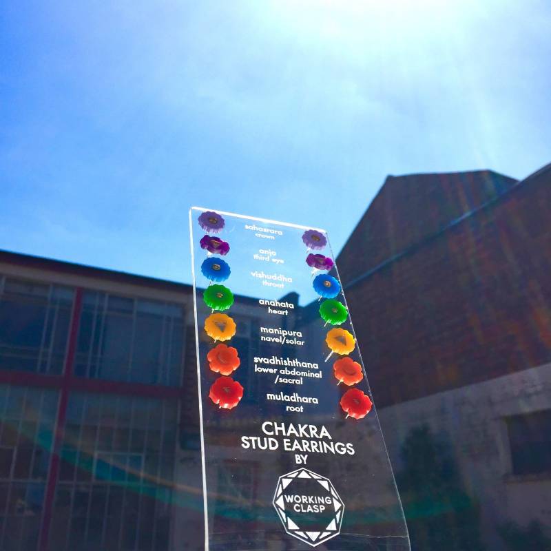 Chakra Heilige Geometrie Ohrstecker von workingclasp