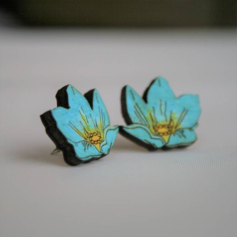 Vergiss-Me-Knoten Ohrstecker von workingclasp