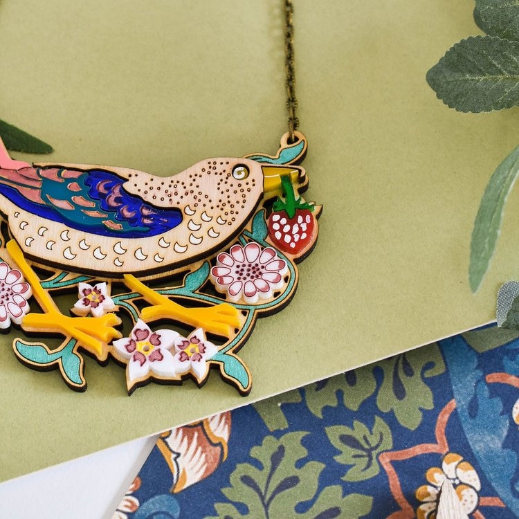 William Morris Erdbeerdieb Halskette von workingclasp