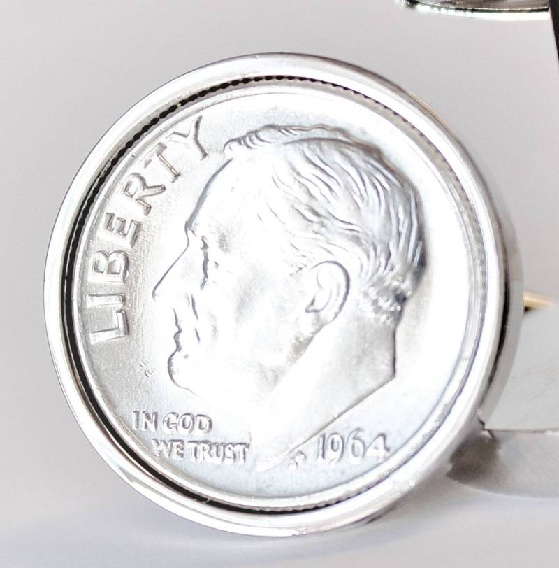 1964 Geburtstag Manschettenknöpfe - Perfekte Geschenk Für Männer Vater Echte Münze Handgemachte von worldcoincufflinks