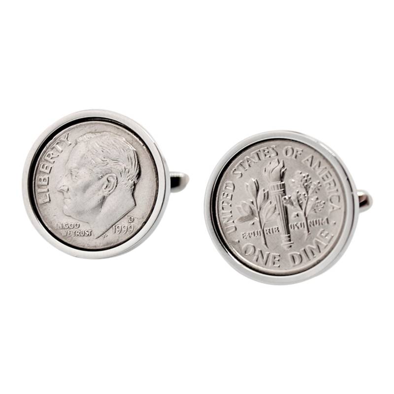 1999 Hochzeitstag - Münz Manschettenknöpfe Geschenk Inklusive Präsentationsbox 100% Zufriedenheit 3 Tage Lieferoption von worldcoincufflinks