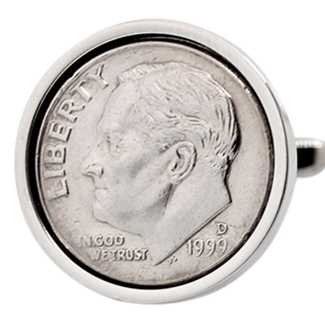 1999 Jahrestag Geschenk - Hochzeitstag Für Männer Handgemachte Manschettenknöpfe von worldcoincufflinks