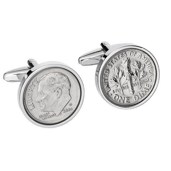 2002 Jahre Jubiläum Manschettenknöpfe - Geschenk Für Den Ehemann von worldcoincufflinks