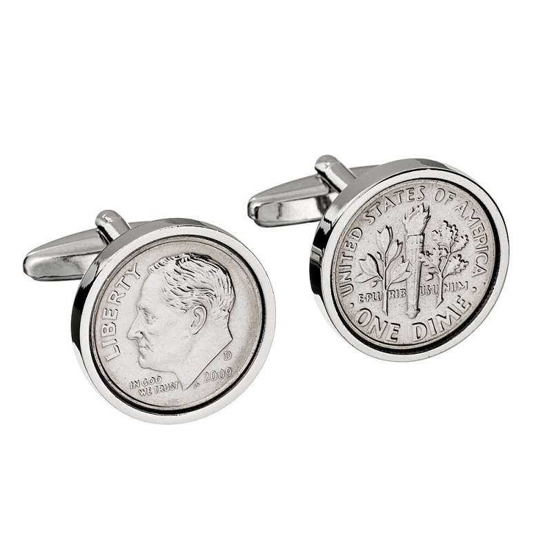 2009 Hochzeitstag Geschenkidee - Münze Manschettenknöpfe Echte Aus Dem Jahr, in Sie Verheiratet Waren Blechgeschenk von worldcoincufflinks