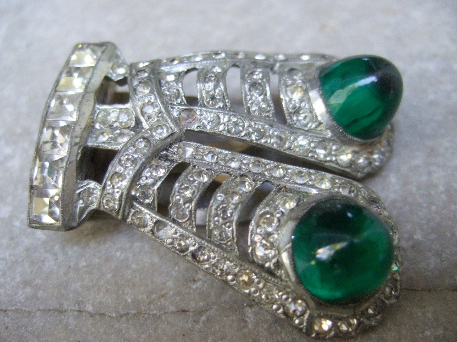 Art Deco Opulente Kristall Schmuck Pelz Clip Brosche Um 1940Er Jahre Art Deco Opulente Kristall Schmuck Pelz Clip Brosche Um 1940Er Jahre von worldmarketproductio