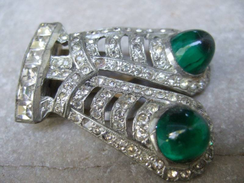 Art Deco Opulente Kristall Schmuck Pelz Clip Brosche Um 1940Er Jahre Art Deco Opulente Kristall Schmuck Pelz Clip Brosche Um 1940Er Jahre von worldmarketproductio