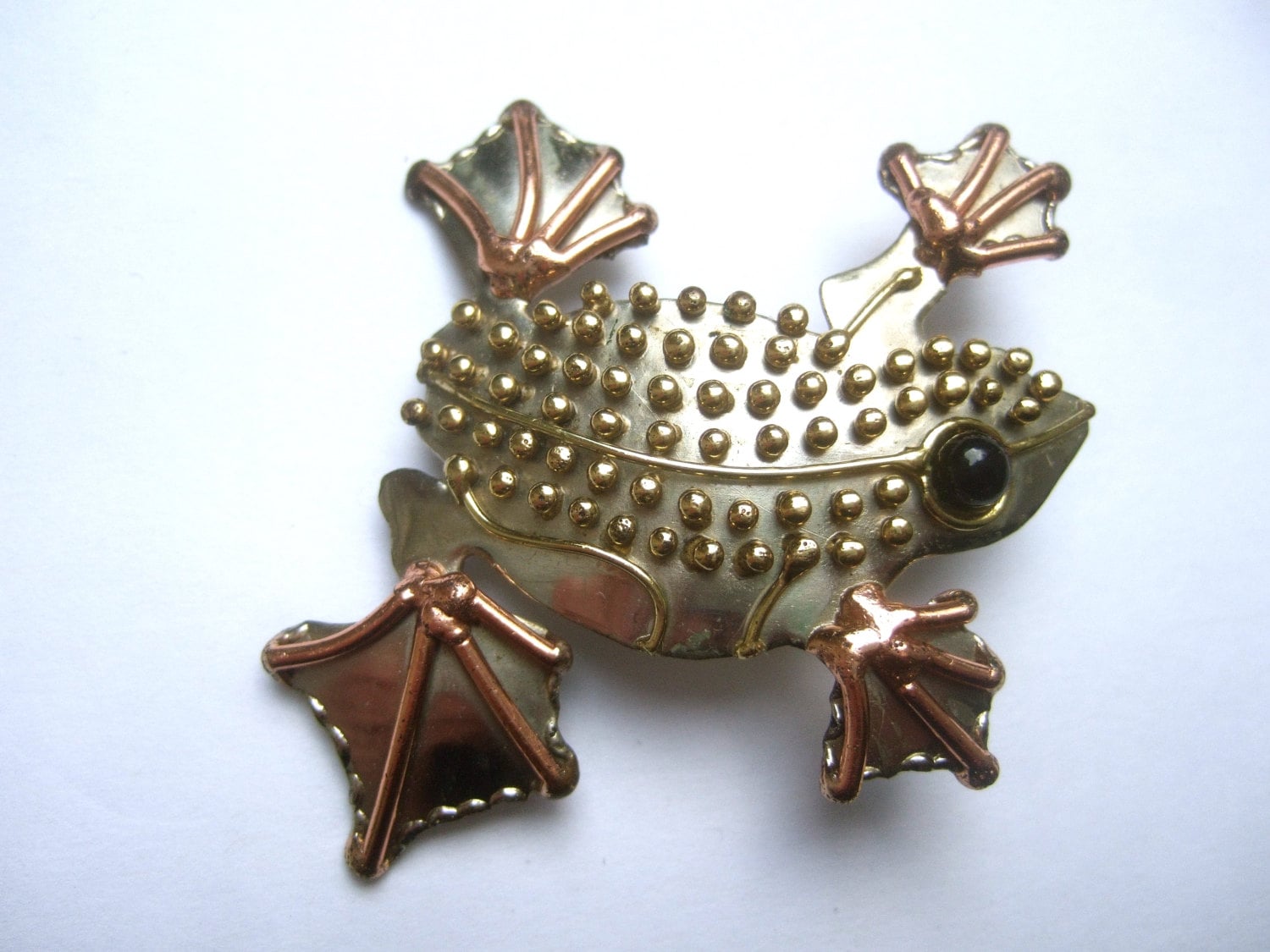 Frosch Brosche Aus Metallener Mischtechnik Frosch Brosche Aus Metallener Mischtechnik von worldmarketproductio