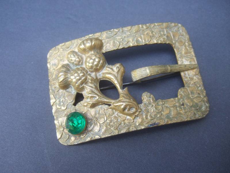 Jugendstil Messing Metall Schnallen Brosche Um 1940Er Jahre Jugendstil Messing Metall Schnallen Brosche Um 1940Er Jahre von worldmarketproductio