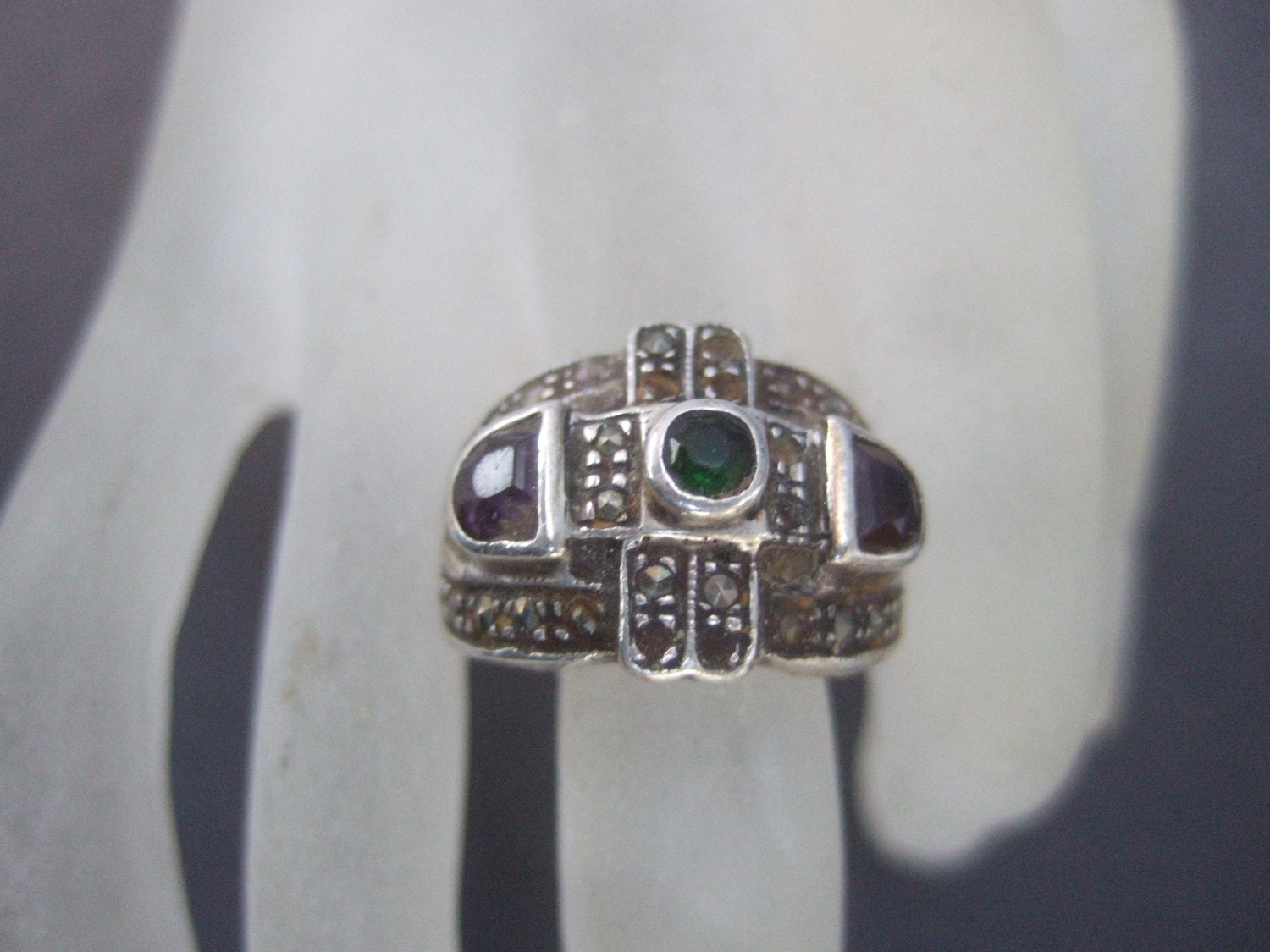sterling Halbedelstein Ring Größe 7, 5 sterling Halbedelstein Ring Größe 7, 5 von worldmarketproductio