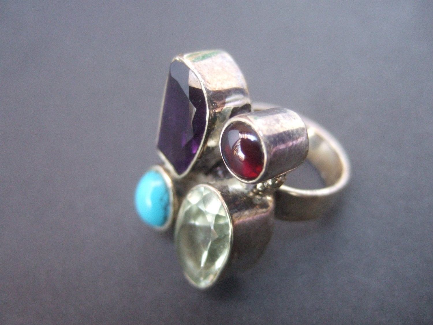 sterling Handarbeit Halbedelstein Ring Größe 7, 5 sterling Handarbeit Halbedelstein Ring Größe 7, 5 von worldmarketproductio