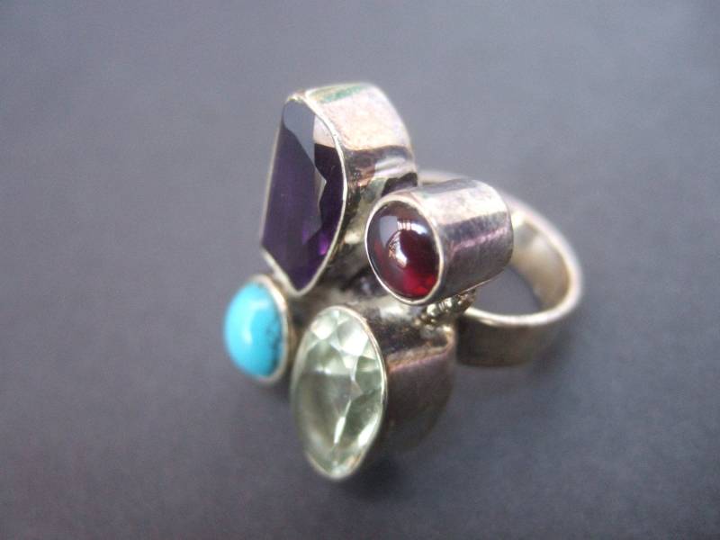 sterling Handarbeit Halbedelstein Ring Größe 7, 5 sterling Handarbeit Halbedelstein Ring Größe 7, 5 von worldmarketproductio