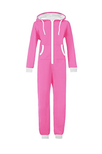 wotogold Männer und Frauen Adult Pyjamas Sportswear Hoodie Unisex Overall Pink von wotogold