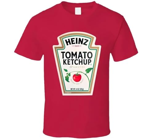 Heinz-Tomato-Ketchup-Halloween-Costume-T-Shirt-Designer-Clothes-in-Tops-tees-Short-Sleeve von wowdewwe3a3