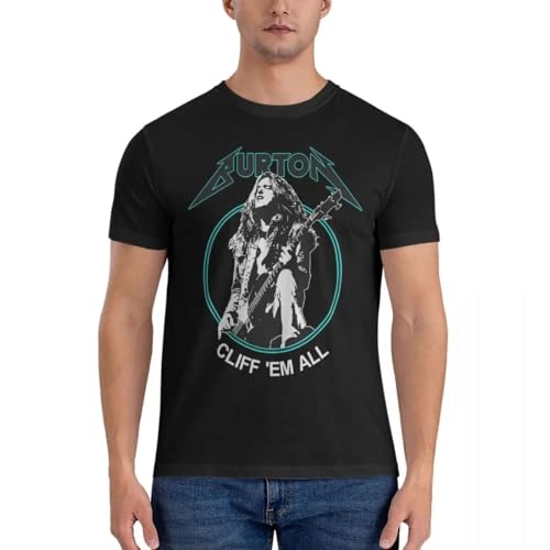 Singer-Musician-Rock-Band-Coffee-T-Shirts-C-Cliff-Bassist-Burton-Tops von wowdewwe3a3