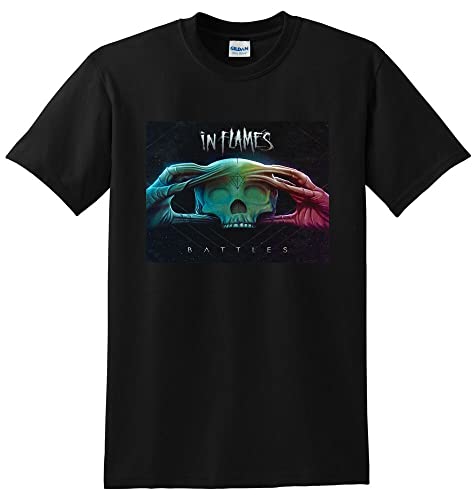 Battles T Shirt in Flames Vinyl cd Cover SMALL MEDIUM Large XL von wowoAOreww